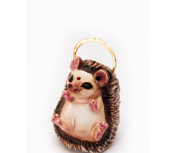 "Red Bindi Hedgie" - Loralin Toney